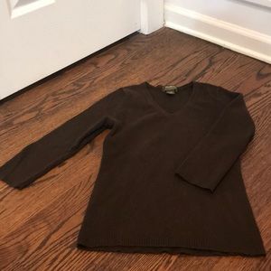 Eddie Bauer 3/4 sleeve sweater